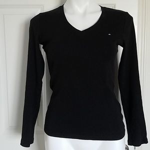 Tommy Hilfiger Long Sleeved V-neck Sweater